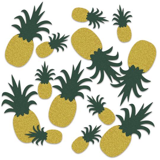 Beistle 1/2oz. Pineapple Deluxe Sparkle Confetti, 2ct.